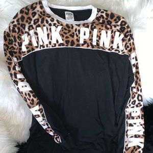 Pink by VS Cheetah Print Long Sleeve